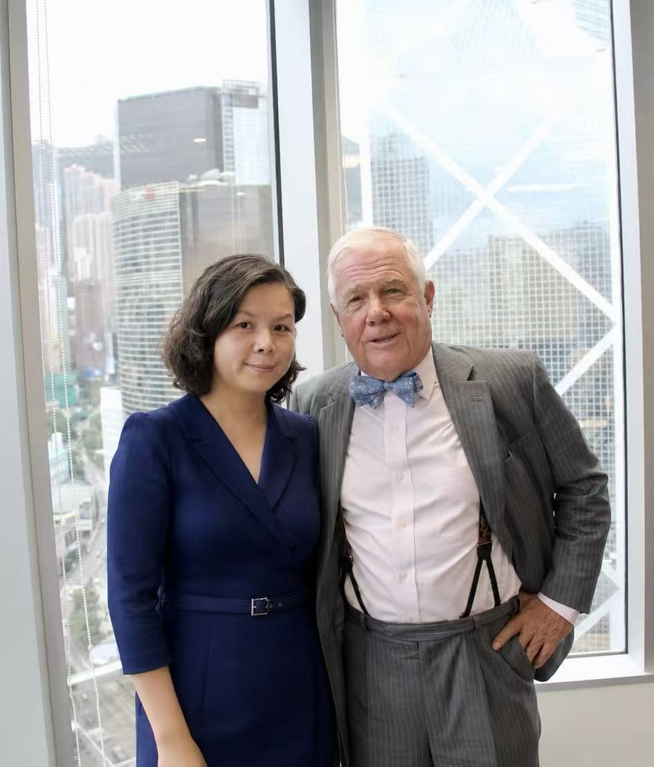 Aurora Zhang with Jim Rogers