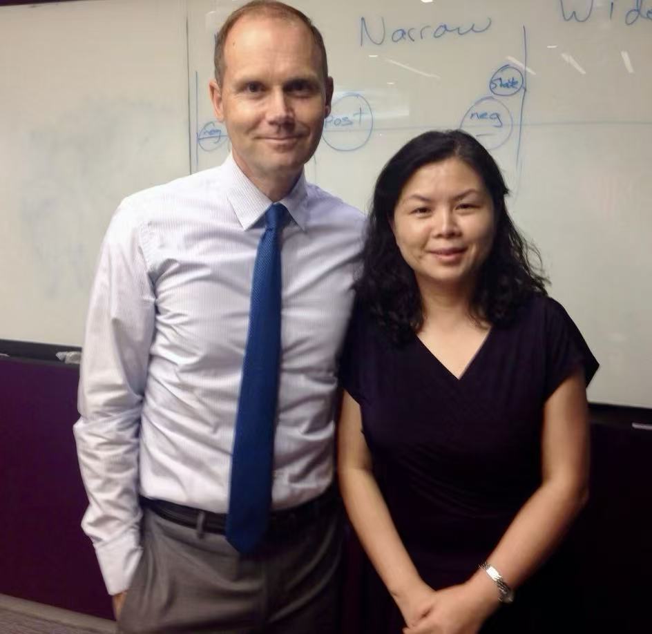 Aurora Zhang with Joe Mansueto